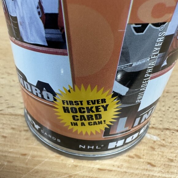 1997-98 Pinnacle Inside Hockey Factory Sealed Can #10 Eric Lindros  - Picture 2 of 5
